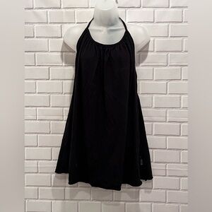DKNY women black strapless mini dress /size L